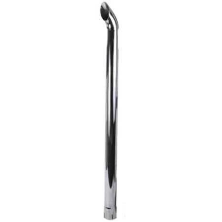 Aftermarket Fits John Deere Chrome Curved Exhaust Stack 48 2 12 ID for Many Mod ZNL89025C